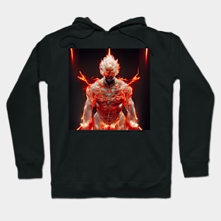 Yakuza Inspired Character with Body Flames - best selling Hoodie
